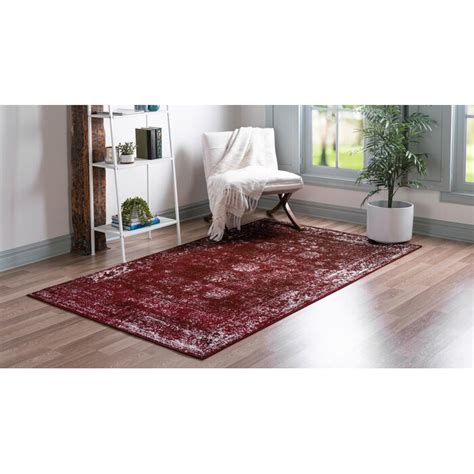 Mistana™ Brandt Performance Burgundy Rug And Reviews Wayfair