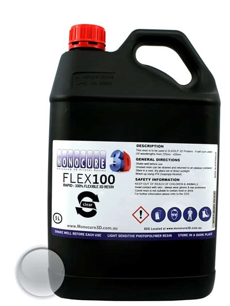 Monocure 3d Rapid Flex100 Clear 5l Digitmakersca