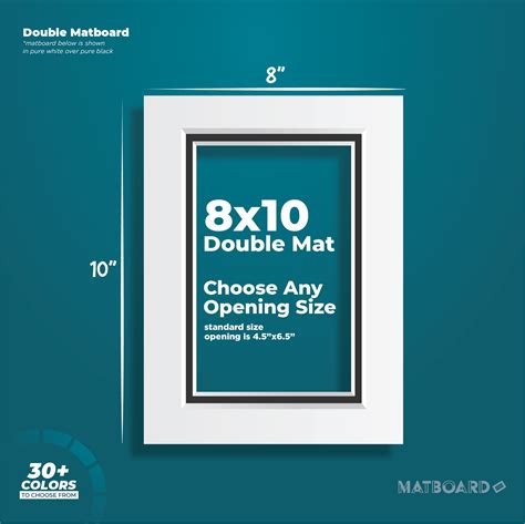 Custom Cut Double Mats – Matboarddotcom