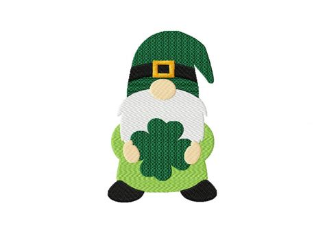 St. Patrick’s Day Gnome Embroidery Design – Daily Embroidery