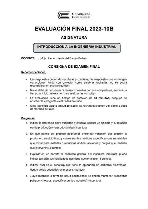 Consigna Evaluacion Final Introducci N Evaluaci N Final