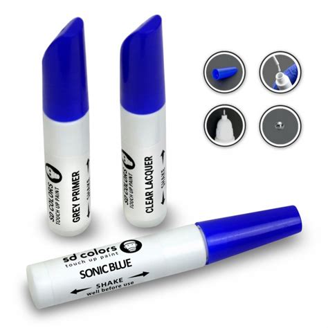 SD COLORS SONIC BLUE сompatible FORD New Touch Up Paint Pen REPAIR KIT ...