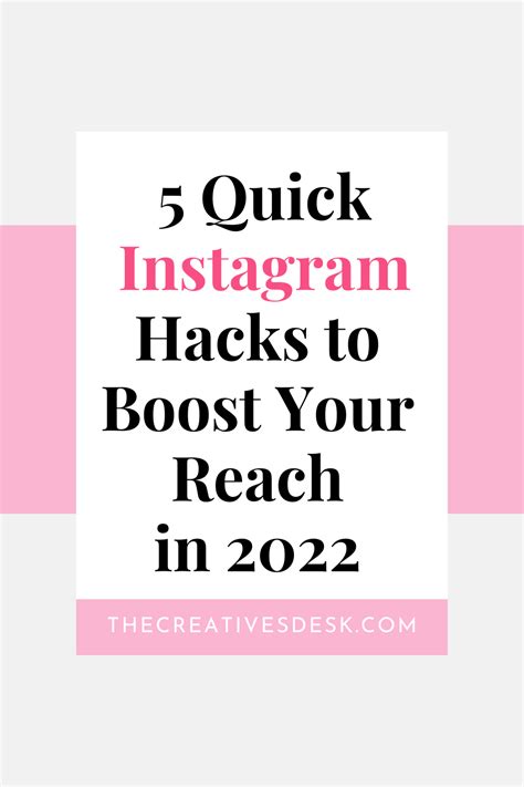 5 Quick Easy Reach Boosting Tips For Instagram In 2023 Artofit