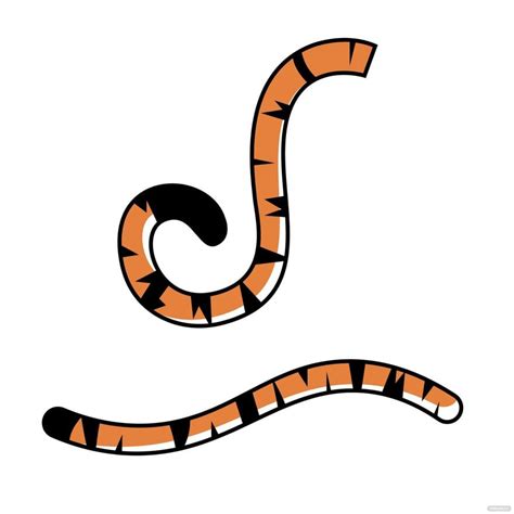 Tiger Tail Vector in Illustrator, SVG, JPG, EPS, PNG - Download | Template.net