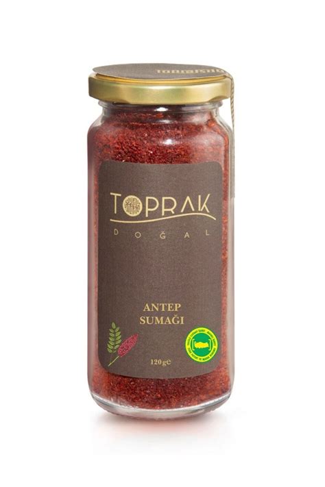 Toprak Doğal Sumak 120 G Gaziantep Öğütülmüş Sumak Antep Sumağı