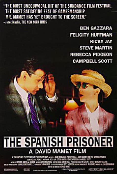 The Spanish Prisoner Original 1998 U.S. One Sheet Movie Poster ...