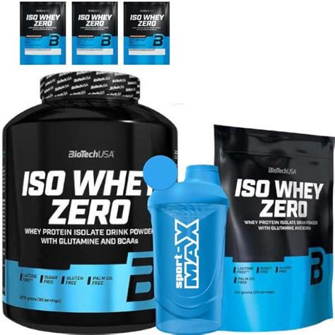 Odżywka białkowa Biotech Iso Whey Zero 2270 G Biotech 500 Sport Max