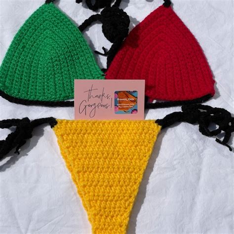 Rasta Bikini Etsy