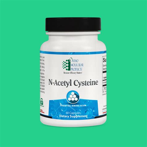 Orhto Molecular Products N Acetyl Cysteine 60 Capsules Lone Star Vitality