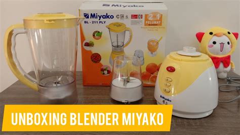 Unboxing Blender Miyako BL 211 PLY YouTube