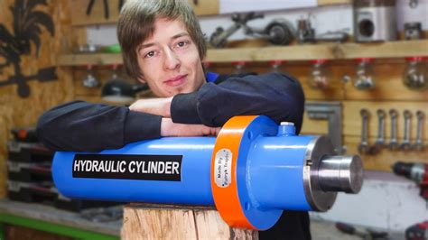 How To Make A Hydraulic Cylinder Diy Subtitles Youtube