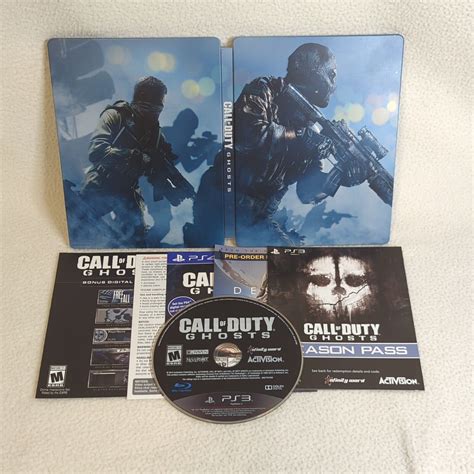 Call Of Duty Ghost Hardened Edition Steel Book Case And PS3 Game CIB EBay