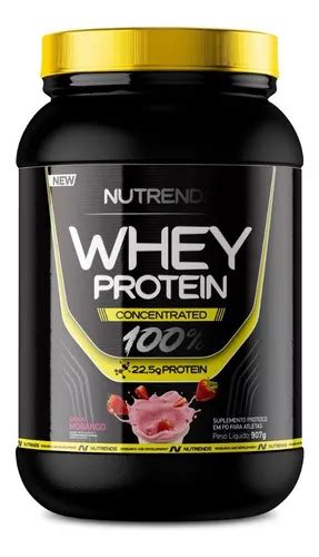 Suplemento En Polvo Nutrends Whey Protein 100 Puro Proteínas Sabor Frutilla En Pote De 3800ml