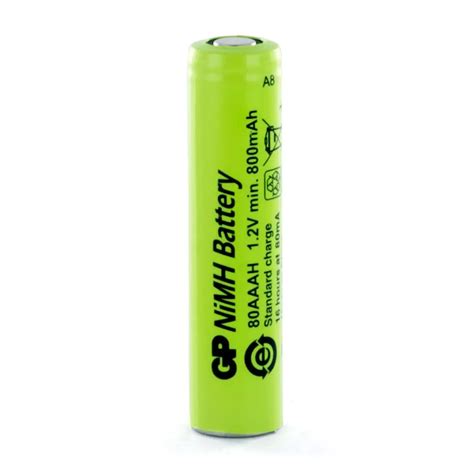 GP Batteries GP80AAAH AAA Rechargeable Battery - Cell Pack Solutions