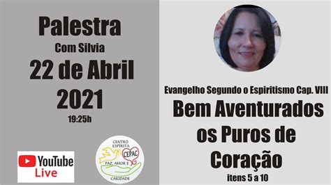 Palestra Silvia E S E Cap Viii Bem Aventurados Os Puros