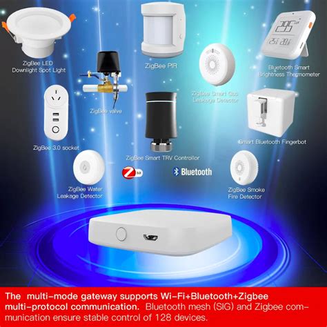 Moes Tuya Smart Life Zigbee Bluetooth Home Automation Gateway Wifi