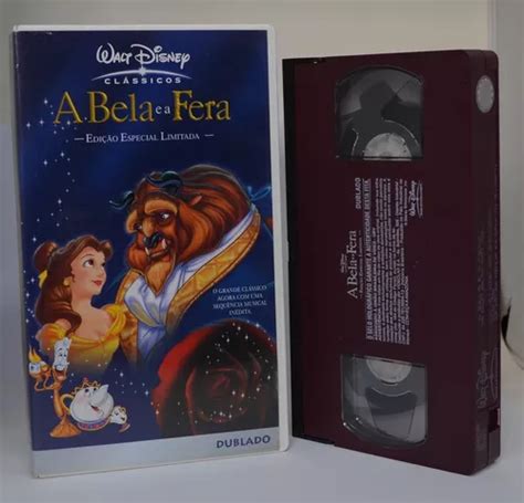 Vhs A Bela E A Fera Edi O Especial Dublado Disney Original