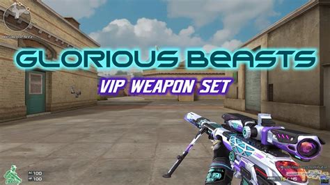 Crossfire West New Cheytac Glorious Beasts Vip Weapon Set Ffa