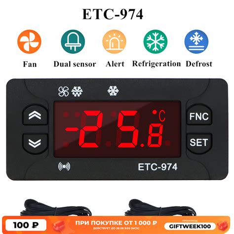 Etc Digital Led Temperature Controller Microcomputer Thermostats