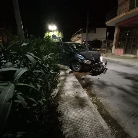 San Ferdinando Di Puglia Auto Esce Di Strada E Finisce Contro Un Altra