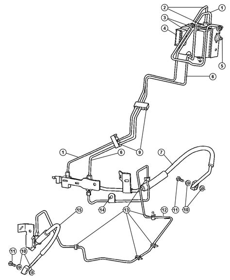 Dodge Ram 1500 Tube Brake Secondary Rwal To Junction Block 52010234ad Myrtle Beach Sc