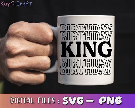 Birthday KING Svg / Birthday King Svg / Birthday Svg / - Etsy