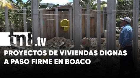 Más construcciones de viviendas dignas a familias de Boaco TN8 tv