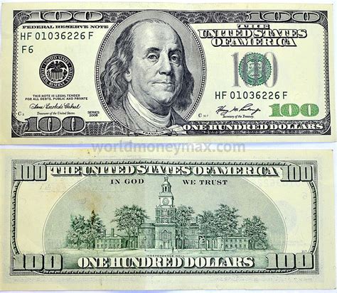 Fake 100 Dollar Bill Printable Actual Size