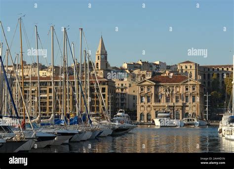 Marseille the old port Stock Photo - Alamy