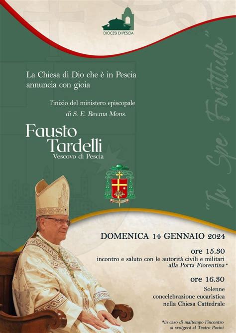 Invito Alla Preghiera Per Linizio Del Ministero Episcopale Di S E R