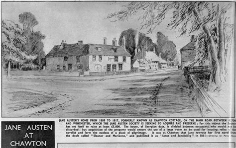 The British Newspaper Archive Blog Jane Austens Home At Chawton The