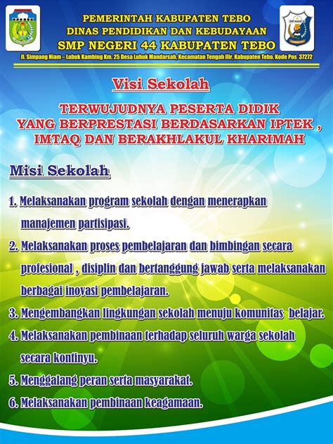 Contoh Visi Dan Misi Sekolah Homecare24