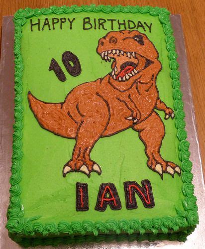 Tyrannosaurus Rex Cake Dinosaur Birthday Cakes Dinosaur Themed