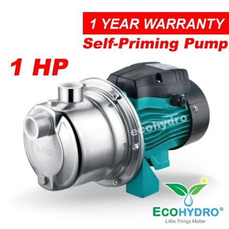 Original Leo Self Priming Jet Water Pump Stainless Steel Pam Sedup Air