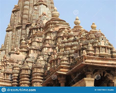 The Western Group Of Khajuraho Temples A Unesco Heritage Site Is Famous For Its Erotic