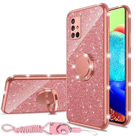 Samsung Galaxy A71 Case 5g Version Glitter Luxury Cute Silicone Tpu Phone Case For Women Girls