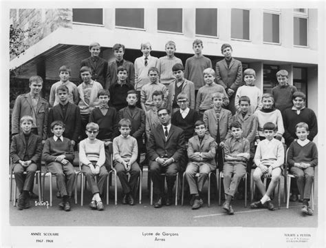 Photo De Classe 5ème De 1967 Lycée Robespierre Copains Davant