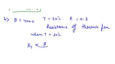 Example 3: Thermistor The resistance of a thermistor with B-4,000 ...