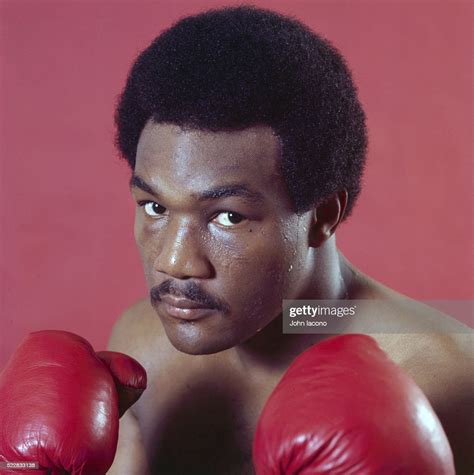 Closeup Portrait Of George Foreman At Home During Photo Shoot John