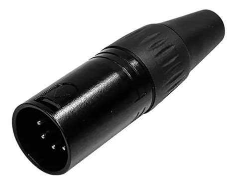 Xlr Canon Pines Macho Ficha Conector Para Cable La Roca