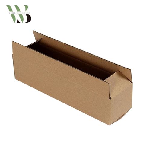 Custom Rectangle Corrugated Cardboard Packaging Shipping Delivery