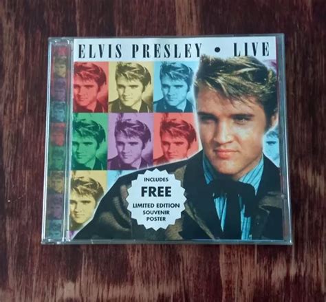 Elvis Presley Live Cd Importado Incluye Póster MercadoLibre