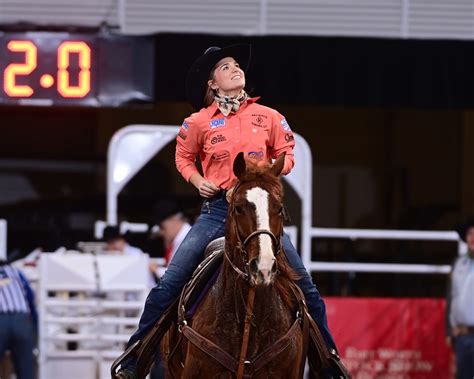 Jackie Ganter Wins 2023 Fort Worth Stock Show Rodeo Barrel Racing