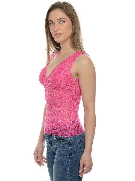 Da Intimo Pink Sexy Lace Padded Camisole Buy Da Intimo Pink Sexy Lace Padded Camisole Online At