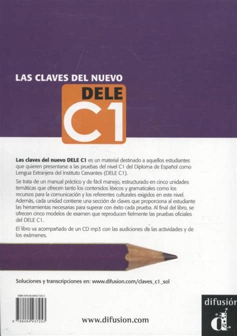 Las Claves Del Nuevo DELE C1 MP3 9788484437253 Jose Calvo Poyato