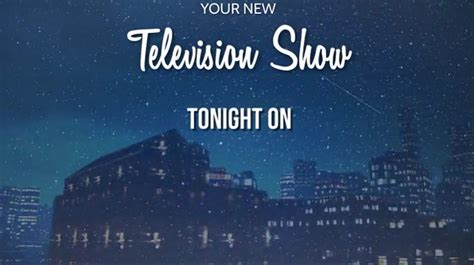 Tv Show Template Postermywall