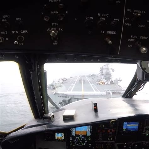 Video: landing an E-2 Hawkeye on a carrier : Flight Training Central