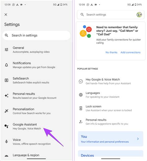 How to Open Google Assistant Settings