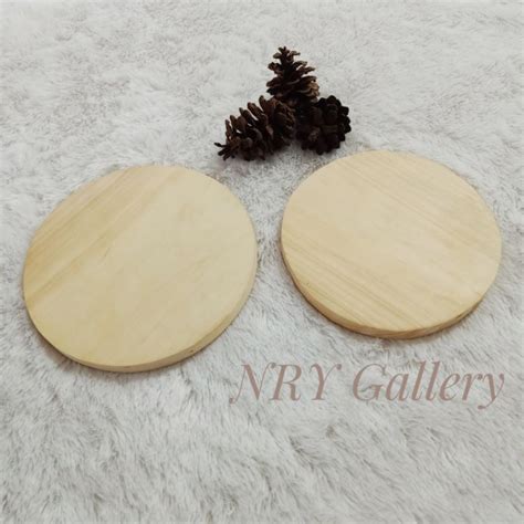 Jual Papan Talenan Bulat Bundar Diameter Cm Wooden Cutting Board