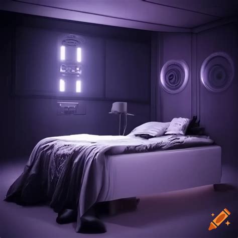 Sci-fi bedroom interior on Craiyon